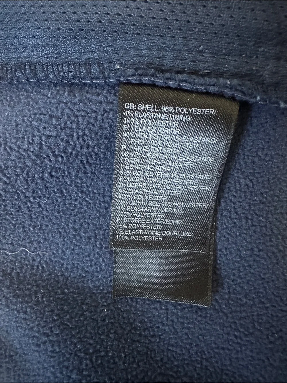 The North Face Men’s Two-Tone Navy and Light Blue Softshell Jacket